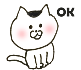 cat and goldfish sticker #4635733