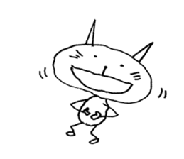 graffiti of a cat and a mouse sticker #4636235