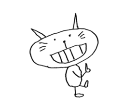 graffiti of a cat and a mouse sticker #4636237