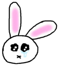Leisurely daily rabbit sticker #4637005