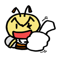 beet of honeybee sticker #4637092