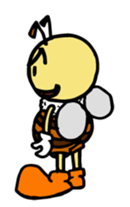 beet of honeybee sticker #4637095