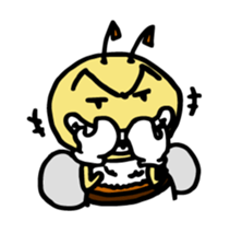 beet of honeybee sticker #4637107