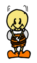 beet of honeybee sticker #4637109