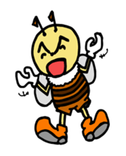 beet of honeybee sticker #4637113