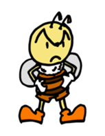 beet of honeybee sticker #4637118