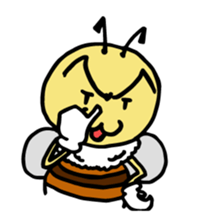beet of honeybee sticker #4637120