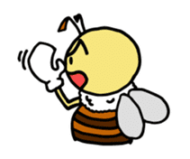 beet of honeybee sticker #4637123