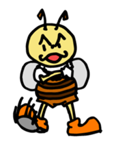 beet of honeybee sticker #4637125