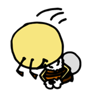 beet of honeybee sticker #4637126