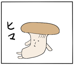 Mr.Eringi Mushroom sticker #4637493