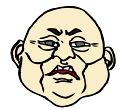 The master and the cat. sticker #4637728