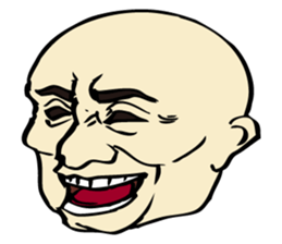 The master and the cat. sticker #4637730