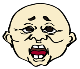 The master and the cat. sticker #4637734