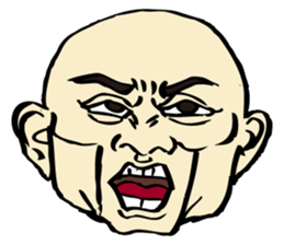 The master and the cat. sticker #4637738