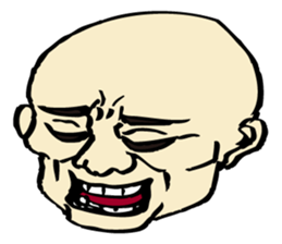 The master and the cat. sticker #4637742