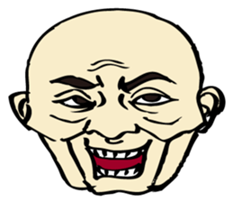 The master and the cat. sticker #4637744