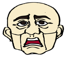 The master and the cat. sticker #4637750