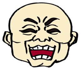 The master and the cat. sticker #4637752