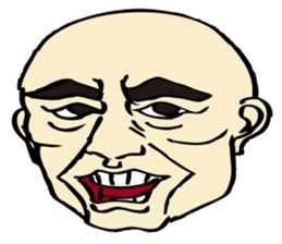 The master and the cat. sticker #4637754