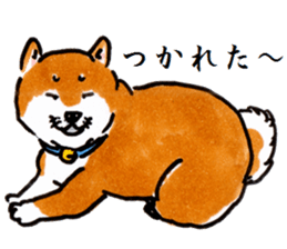 Life of the Japanese midget Shiba sticker #4637849