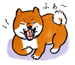Life of the Japanese midget Shiba sticker #4637865
