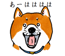 Life of the Japanese midget Shiba sticker #4637871