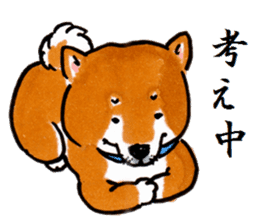 Life of the Japanese midget Shiba sticker #4637882