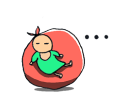 Kittle Little Petika-chan sticker #4638044