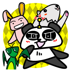 Denpanda! He is the cool Spy agent.