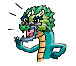 chinese dragon sticker #4638768