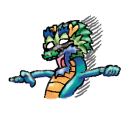 chinese dragon sticker #4638778