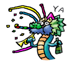 chinese dragon sticker #4638789