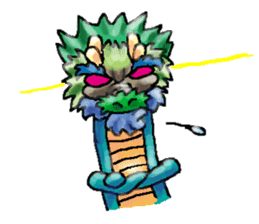 chinese dragon sticker #4638798