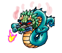 chinese dragon sticker #4638800