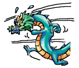 chinese dragon sticker #4638802