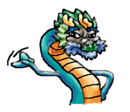 chinese dragon sticker #4638804