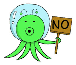 The Space Octopus sticker #4639142