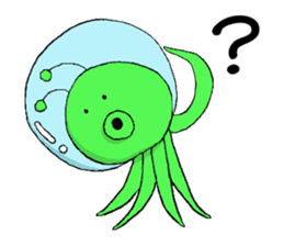 The Space Octopus sticker #4639152