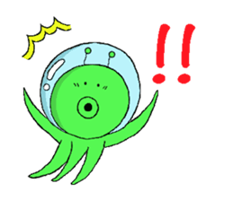 The Space Octopus sticker #4639154