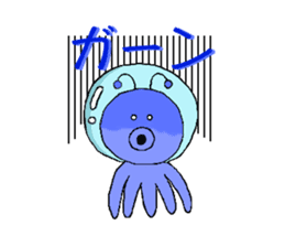 The Space Octopus sticker #4639155