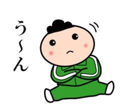 High school girls of the funny hairstyle sticker #4639180