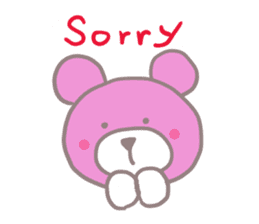 Pink Teddy sticker #4639213