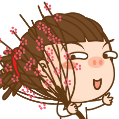 Dreadlock Pigirl New Year