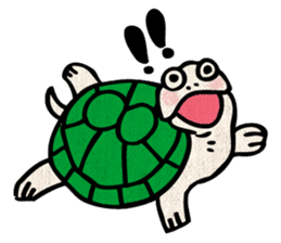 Clunker everyday turtle sticker #4639296