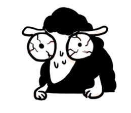 Stupid sheep and friends sticker #4639413