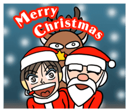 We at Christmas sticker #4639491