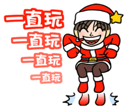 We at Christmas sticker #4639497