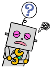 Kosan of a robot Stamp sticker #4639912