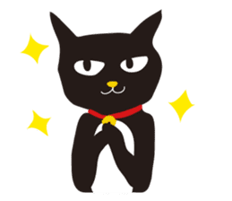 black cat Sankurou 2 sticker #4640013